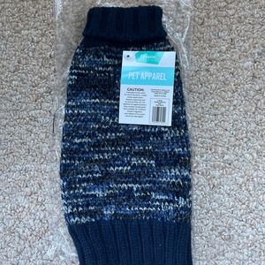 Adorable chenille sweater for small dog or cat. Size XS